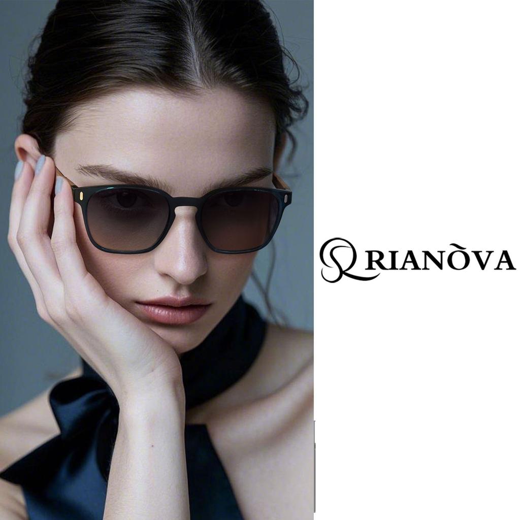 2026New wooden-framed polarized sunglasses, small frame, trendy and fashionable, retro style, for both men and women TR Box7730WD