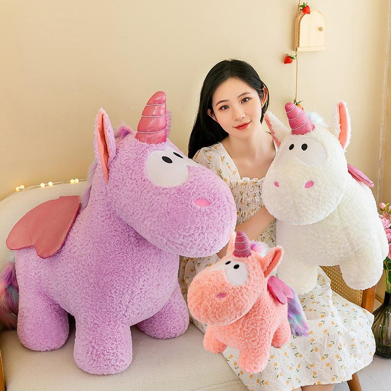 Unicorn Winged Colorful Animal Toy Stuffed Doll Sleep Perfect Girlfriend Gift
