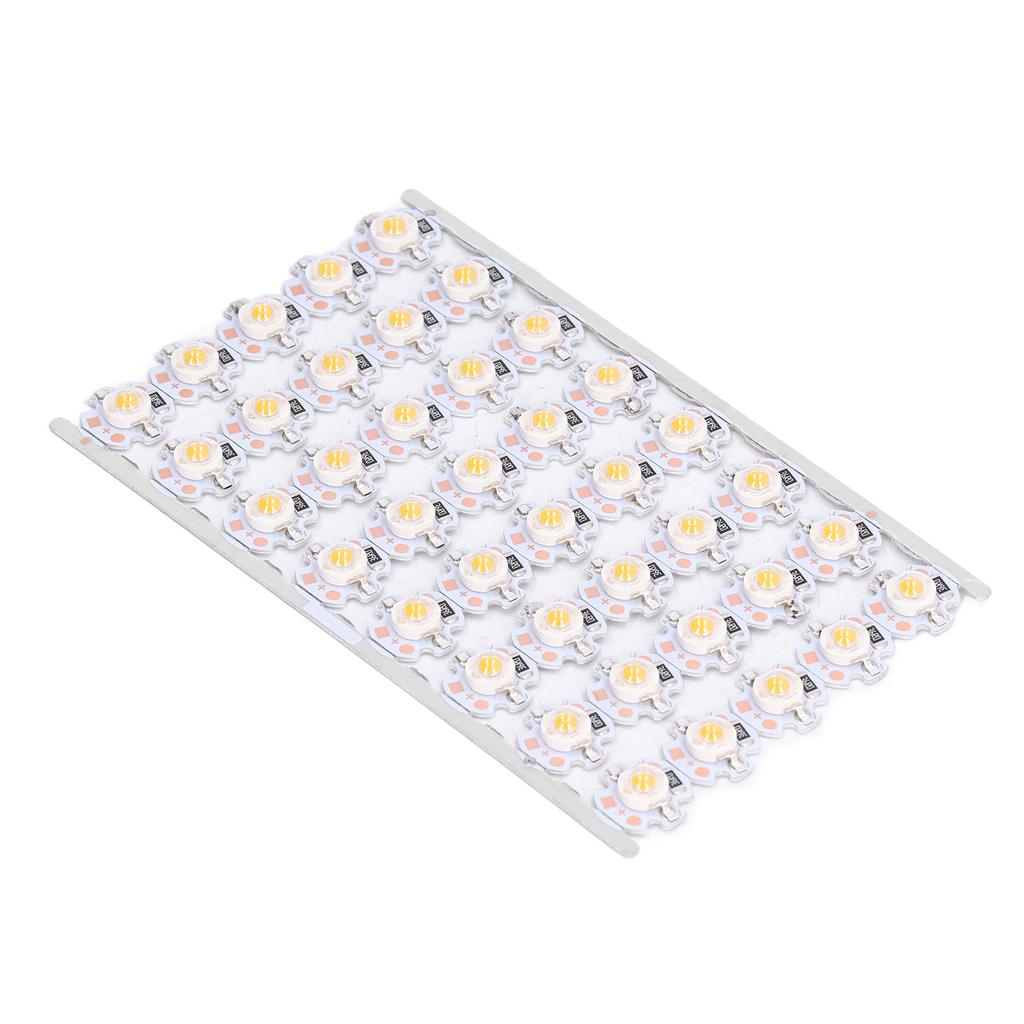 LED Chip Bulb High Brightness Energy Saving DIY Lamp Beads with Aluminum Plate for 1W 12V Headlights Cabinet Lights