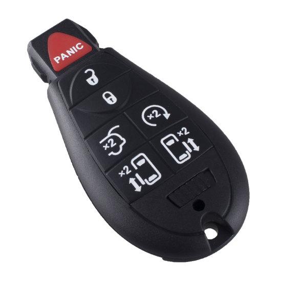 

433 МГц, 7 кнопок, автомобильный смарт-брелок с дистанционным управлением с чипом ID46 для Dodge