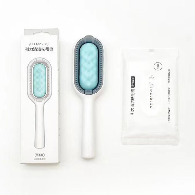 Pet Deshedding Brush Multifunctional Cat Dog Hair Removal Comb Lint Remover Grooming Tool Beauty