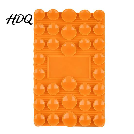 Durable Aluminum Core Holder Foldable Silicone Phone Stand with Aluminum Adjustable Bendable for Desk Compact Gadget Organizer Portable Suction Cup