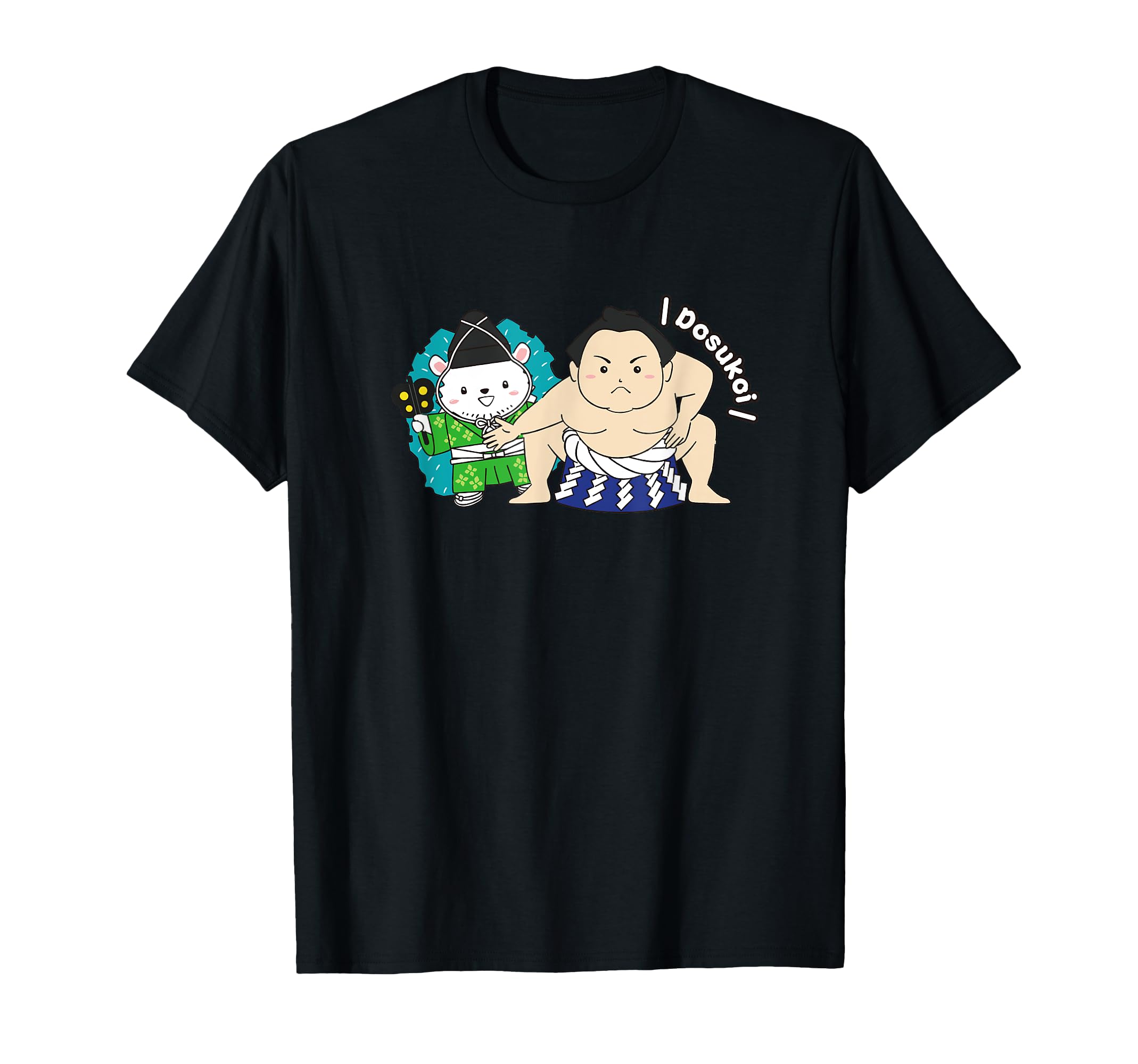 

What a Sumo wrestler and Gyoji Minamiru mess! T-shirt чорний