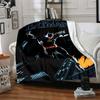 1pc Batman Blanket Lightweight Flannel Throw For Sofa, Bed, Travel, Camping, Livingroom, Office, Couch, Chair, And Bed