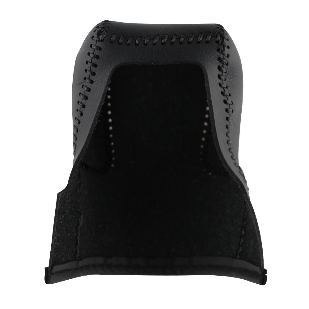 

Чехол из натуральной кожи с левым рулем и правым рулем, чехол для ручки переключения передач автомобиля для Ford Everest Ranger-2022, ошейники шестерни, наклейка на шестерню RHD black