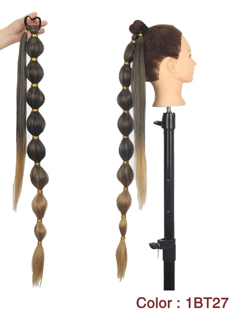 

MISSQUEEN синтетический пузырьковый хвостик с эластичной завязкой, длинный обруч вокруг хвоста, фонарик, 75 см, темно-красный хвост для женщин, косплей 75CM