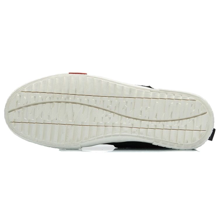 Li Ning CF Casual Comfortable Wear-Resistant Lightweight High-Top Skate Shoes Men Sneakers Black White AGCR319-2