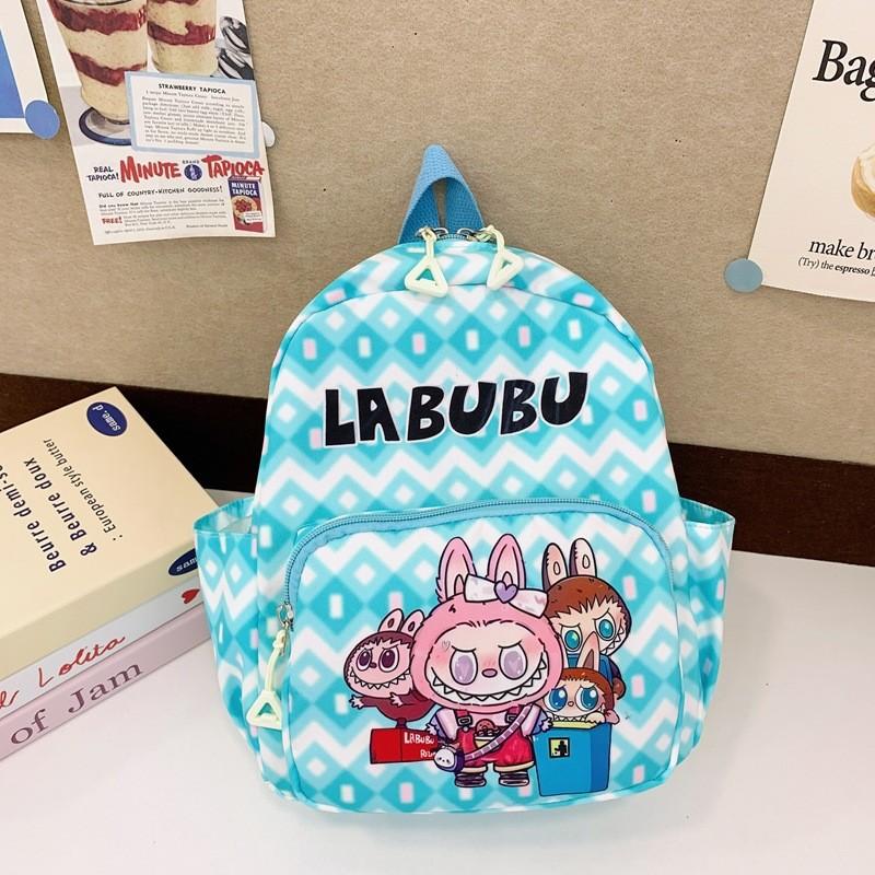 Stylish And Colorful Labubu Kids Backpack For School Featuring Fun Anime Patterns
