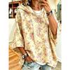 Women's Plus-Size Hooded Sweatshirt, Elegant Comfortable Simple Pattern Print,Fashionable and Versatile