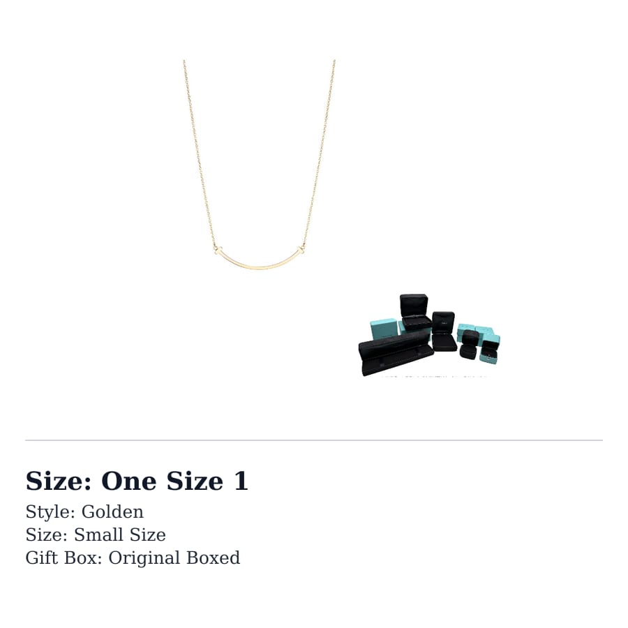 TIFFANY & CO. T 18K Gold Necklaces Women's 60011679