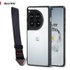 (Comes with wrist strap)[Precise Cutouts for Camera Lenses] for OnePlus Ace 12 camo phone case,Clear Hard Back Shockproof Advanced Protective Cover