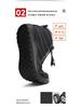 Men's Waterproof Winter Snow Boots with Plush Lining - Warm, Casual, High-Top Hiking Footwear for Outdoor Activities