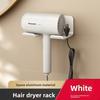 Aluminum Wall Mount Hair Dryer Holder For Bathroom Storage