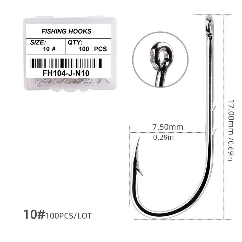 

Крючки рыболовные №1-#12 Морские с бородкой Рыболовные приманки Цевь Клюв Держатель живой наживки Карповая рыбалка Джиг Червячные крючки Аксессуары Снасти