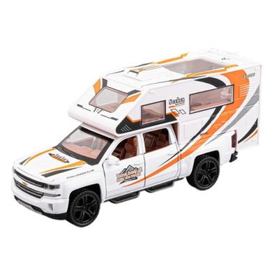 1/32 Legierung Chevrolet Wohnmobil Modell Spielzeug, Cooles Sound & Licht Wohnmobil, Bestes Sammlerstück für Auto-Modell-Liebhaber, Weihnachtsgeschenke