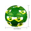 Defensa y Justicia Indoor Soccer Ball Colorful All Ages Size 5 Machine Stitched PVC Competition Ready Durable High-Bounce