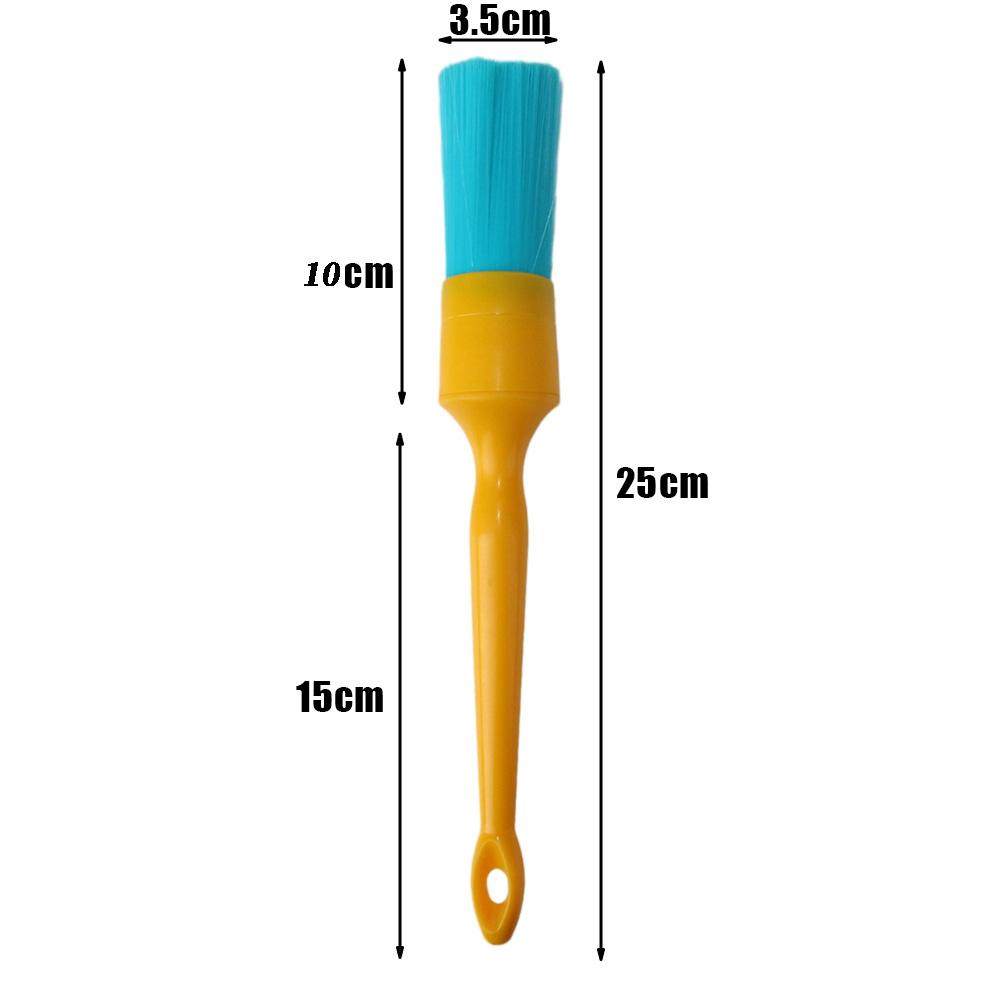 Car Detailing Brush for Efficient Cleaning of Wheels Emblems and Engine Bays Essential For Automotive Accessory