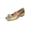Continue to produce~ 2025 leather ballet shoes women's French shallow mouth flat bottom one word with Mary Jane single shoes