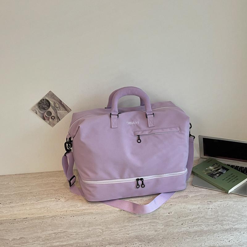 Women's Large Capacity Short Distance Storage Luggage Bag Portable Lightweight Crossbody Sports Fitness Bag