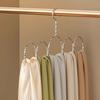 Holder High Manganese Steel Scarf Hanger Snag-Free Over Rod Rod Organizer 5 Loop Design Closet Storage Holder Home Organization