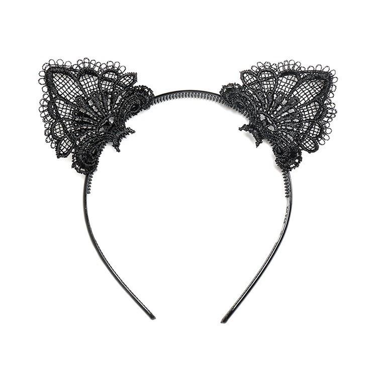 Fan Lei Korean Style Cat Ear Headband: Cute Catwoman Lingerie Accessory for Christmas Parties