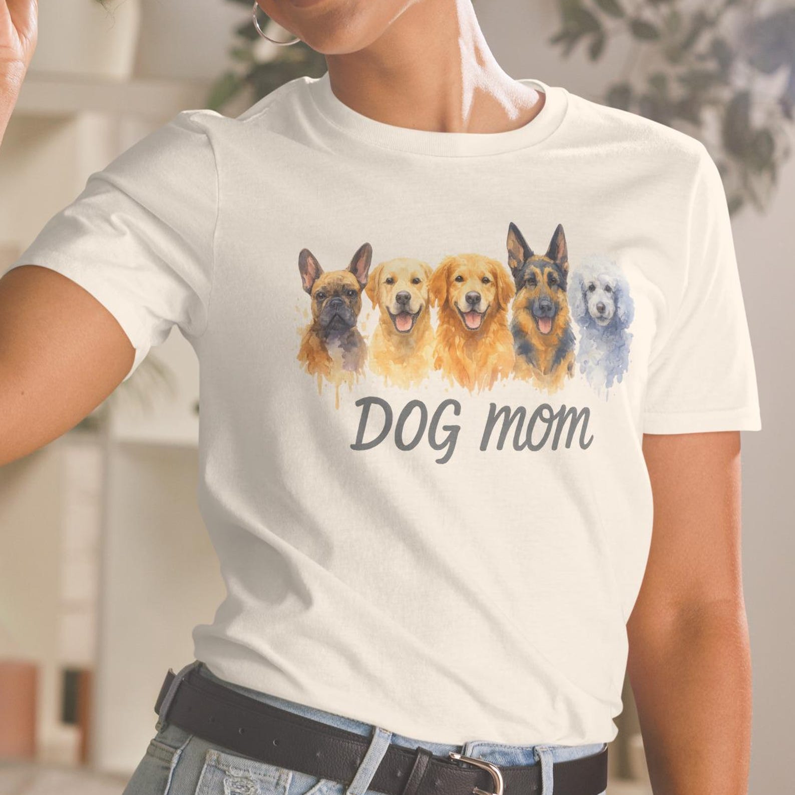Dog Mom Shirt Dog Lovers Shirt Dog Mom T-Shirt Pet Dog Shirt Dog Owners Shirt Dog Gift for Her Dog Remembrance Gift Dog Lovers Gift Animal XL