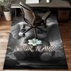 1PC Custom Name Ethereal Elephant Whispers Theme Floor Mat Ideal for Living Room, Game Rooms, Office, Bedroom, Office Floor Mat , Floor Mats for Home