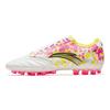 Anta Professional Training MG (Rubber Short Stud) Wear-Resistant Non-Slip Soccer Shoes Men Soccer Shoes White Pink Yellow 412511122-1