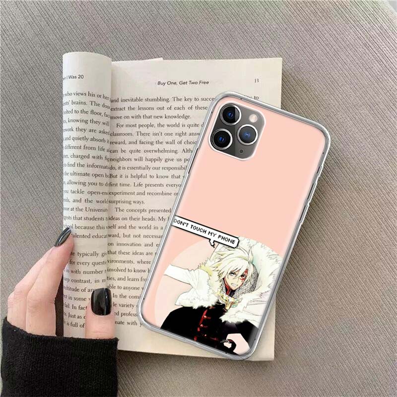 D Gray Man Anime Allen Walker Phone For Apple Iphone 12 13 Mini 15 Pro Max 11 Pro 14 Plus 16 Pro Max 16E Case Shell Cover Clear