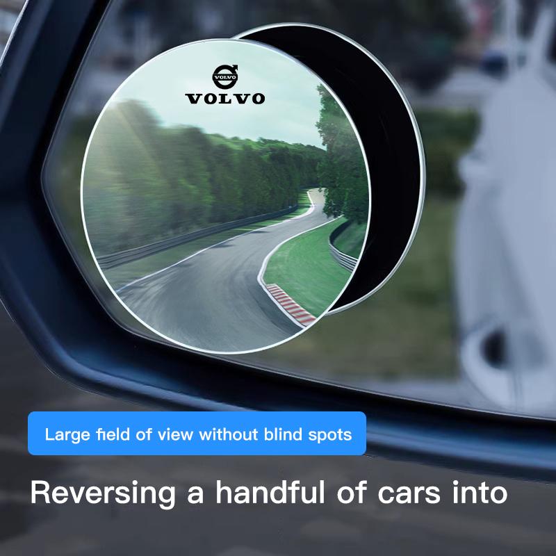 Car Rearview Mirror 360° Small Round Mirror Auto Accessories For Volvo XC90 V90 V60 XC60 V40 S80 S60 S90 C40 XC40 V70 XC70 C30