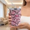 500ml Rhinestone Water Cup Sparkling Bling Stainless Steel Water Bottle Reusable Unbreakable Glitter Coffee Mug Bridemaid Gift