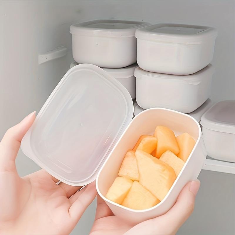 3pcs, Storage Box, Small Portable Food Preservation Container with Lid, Suitable for Rice, Sushi, Bento, Fruits, And Pickles, Can Be Frozen And Heated белый