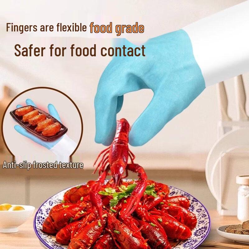 ZISIZ Heat Resistant Waterproof Kitchen Gloves