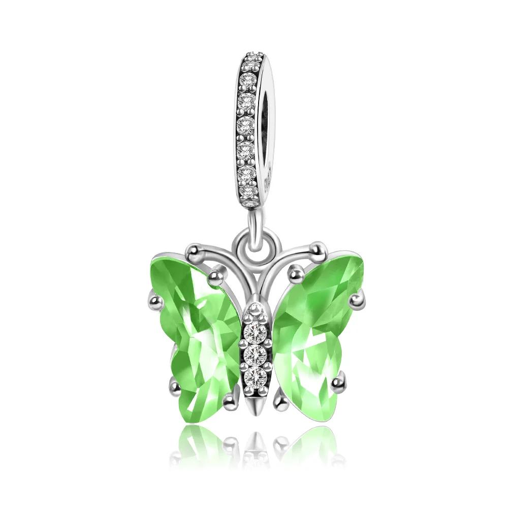 Luck Charm Copper Craft Four Leaf Clover Green Tree Frog Turtle Bead Pendant Ideal For Bracelet Women Diy Jewelry Present
