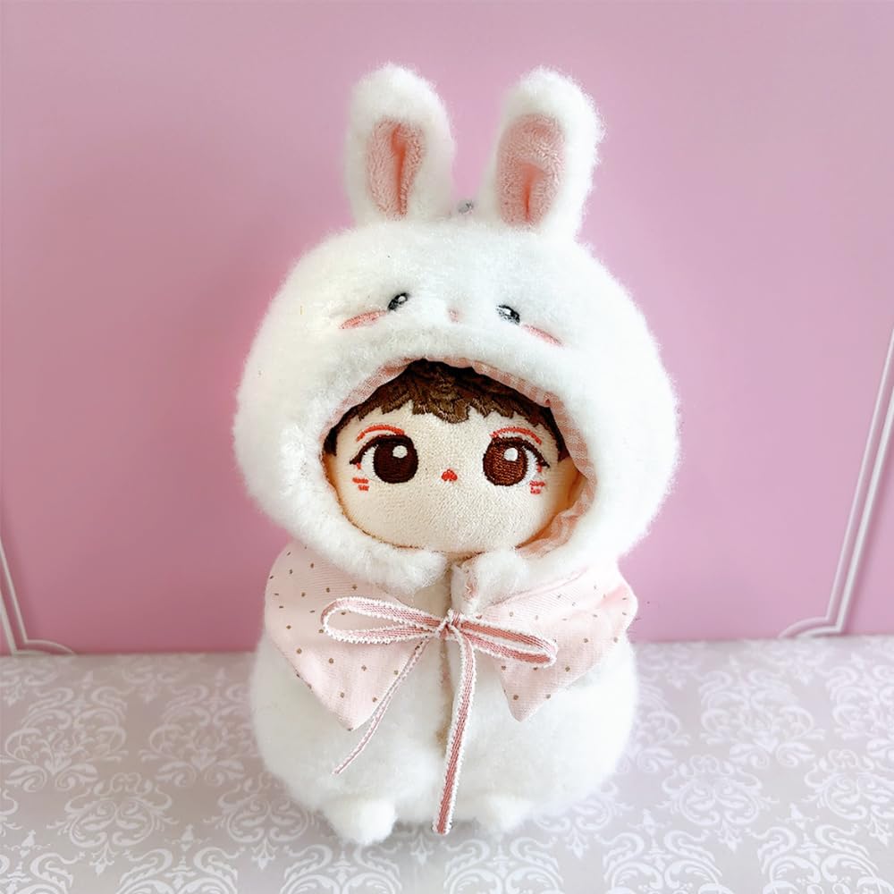 3D Plush Kigurumi Rabbit Costume for 10cm Plush Toys, Kigurumi Accessories, Otaku Activities, Doll Mascot, Kpopdoll Costume [Used]