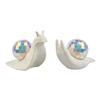 Retro Style Snail Disco Ball Sun Catcher Miniature Snail Desktop Ornaments  Bedroom