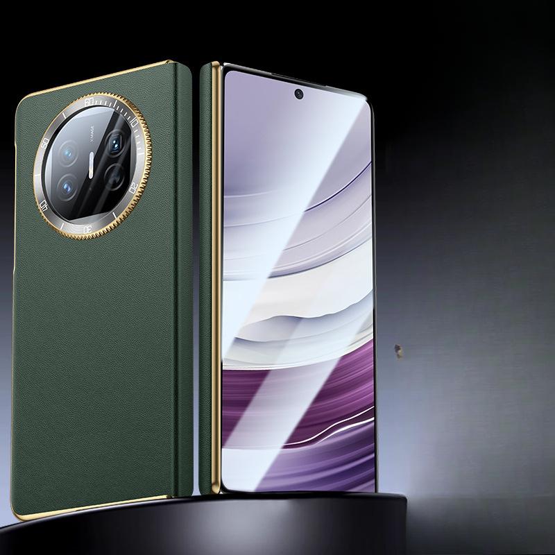 Suitable for Huawei Matex5 Mobile Phone Case Decompression Watch Lens X6 Collector's Version Central Axis Anti-fall X3 Napa Leather