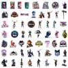 Cross-border Fortnite Graffiti Stickers: 55 Waterproof Designs for Guitar, Scooter & Water Cup Decor.