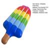 Extra Large Inflatable Pool Float Lounge Rainbow Color Ice Cream Shape Water Recliner Swimming Mattress Pool Accessories