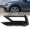 Front Bumper Lower Fog Light Grille Glossy Black Stylish Look Lower Fog Lamp Grille Cover for AD Pre