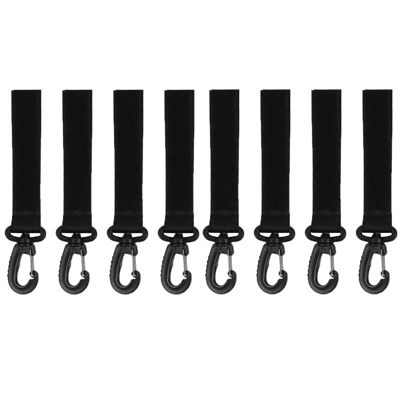 4/8/12Pcs Pram Hook Multifunctional 360 Degree Rotating Hanger Shopping Cart Car Seats Hooks Baby Stroller Accessories