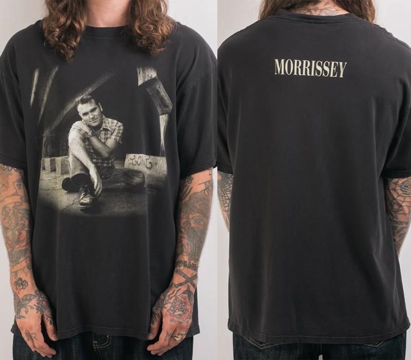 

90’s Morrissey TShirt 2 sided Black short Sleeve tee Remake NH24214 Unisex T-Shirt XXXL