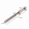 Steel Watch Case Opener 17.5*1.5cm Watch Repair Tool  for Battery Replacement