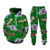 Christmas Series 3D Print Autumn Hoodies Pants Sets Men's Sweatshirts Sweatpants Two Piece Suits Outdoor Tracksuit Man Clothing