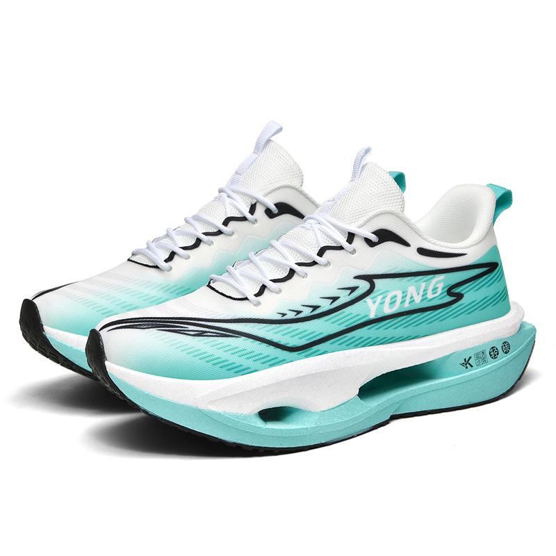 New summer red rabbit 9pro carbon board running shoes parent-child mesh lightweight shock-absorbing sports shoes live couple tide shoes