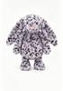 Peluche Creativo Leopardo delle Nevi Coniglietto Giocattolo Morbido Bambola di Peluche Rilassante