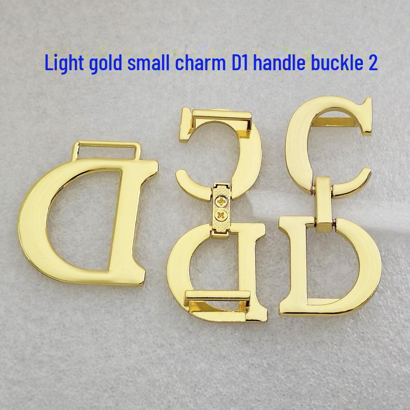 D-Shaped Pendant Buckle Spring Rod Handle Set for Saddle Bags
