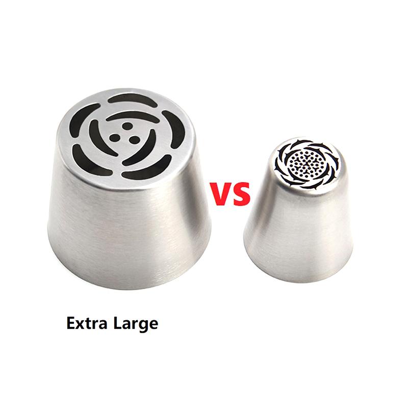 1 Pièce Acier Inoxydable Douilles à Pâtisserie Tulip Décoration Gâteau Cupcake Décorateur Rose