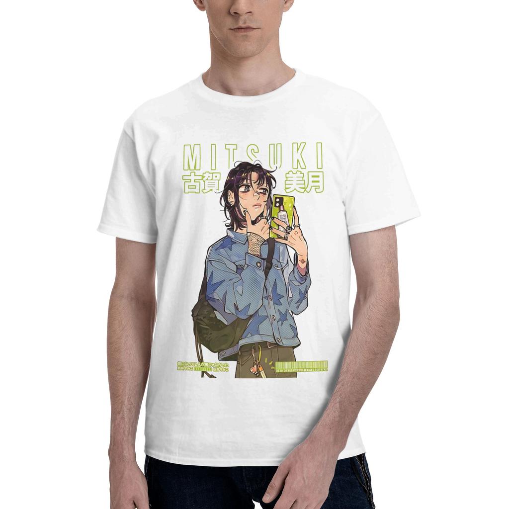 Niesamowity On Facet, którym była zainteresowana, wcale nie był facetem Manga T-Shirt Męski Damski 100% Bawełna T-Shirty Oryginalna Odzież