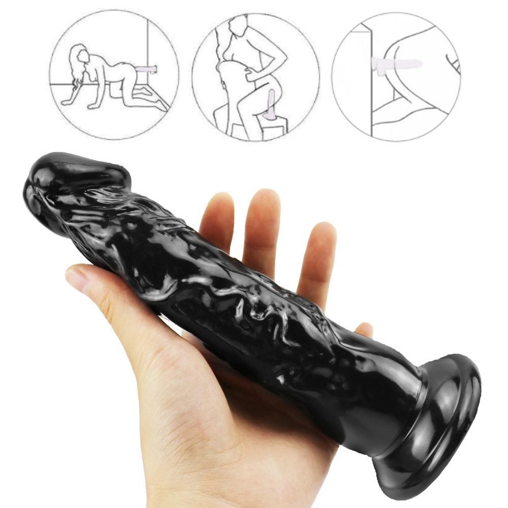 Black Wearable Realistic Soft Dildo Penis Cheap Small Anal Dildo Suction Cup Masturbators Butt Plug Toys for Women
